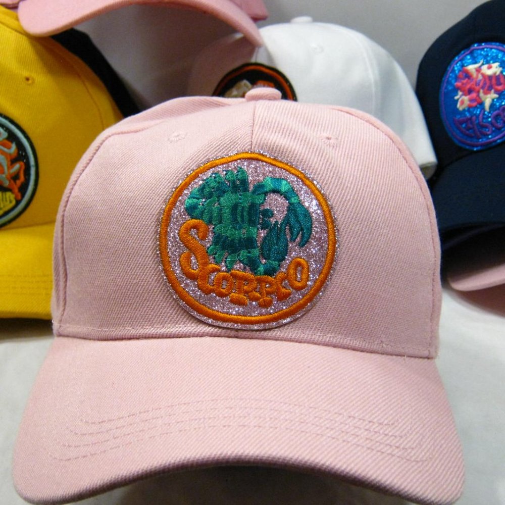 SCORPIO Graffiti style Streetwear Hip Hop Sun Sign Zodiac Bling Baseball Cap Hat